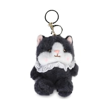 Can Oyuncak Peluş Anahtarlık Kedi - Lacivert