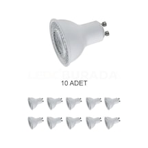 Ct-4215 Led Ampul Gu10 Duy Günışığı Sarı 8w - 10'lu Paket, Lbpkt-10-ct-4215g Diğer