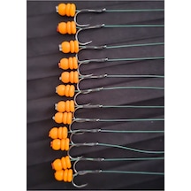 Yemleme Botu 12 Turuncu Kubbe Rig Ve Boli Yüzen Model 12 Takım İnneler 2,3 No İnnesi Kambur Deyildir