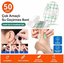 50 Adet Su Geçirmez Kulak Bandı Ve Ayakkabı Vurma Önleyici Bant Seti, Çok Amaçlı Koruyucu Yapışkan Bant
