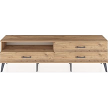 Arges Tv Ünitesi Tek Raflı 3 Çekmeceli 176x30x51 Çam-çam/çam Atlas Çam/atlas Çam