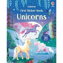 First Sticker Book Unicorns (First Sticker Books)- Usborne