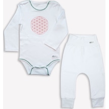 Ozmoz Özel Koleksiyon Annapurna Hediyelik Organik Bebek Takım - Beyaz (476833625) Beyaz