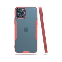Tedar Apple Uyumlu iPhone 12 Pro Max Kılıf Platin Silikon - Pembe Najmaddin standart