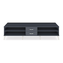 Hyperion Tv Ünitesi 2 Raflı 2 Çekmeceli 220x44x51 Antrasit-antrasit Antrasıt/antrasıt - Antrasıt
