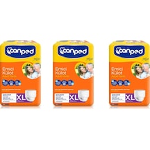 Canped Emici Külot Hasta Bezi Extra Büyük Boy XL 30'Lu x 3 90 Adet