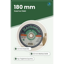 Daire Testere Bıçağı Mermer Kesme Diski 180 X 3,0 22 Mm Delikli T