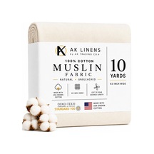 Muslin Kumaş/kumaş Ağartılmamış - D Kumaş - Doğal 9,5 Metre Orta Ağırlık -%100 Pamuk 160 Cm Genişliğinde , Doğal Ağartılmamış