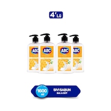 Abc Sıvı Sabun Bal & Süt Beyaz 4 x 400 ML