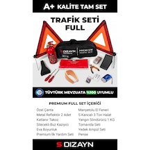 S-dizayn Premium Araç Trafik Seti Full Paket 12 Parça A+ Kalite