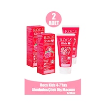 Rocs Kids 4-7 Yaş Ahududu&çilek Diş Macunu 35 Ml 2 Adet