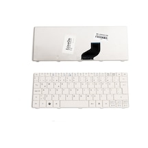 Acer Uyumlu Aspire One D260 Laptop Klavye Beyaz Türkçe