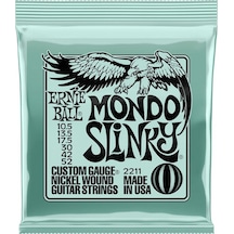 Ernie Ball 2211 Mondo Slinky Nickel Wound Elektro Gitar Teli (10.5-52)