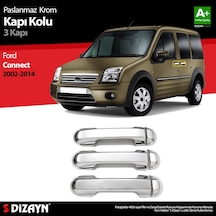 S-Dizayn Ford Connect Krom Kapı Kolu 3 Kapı 2002-2014