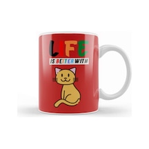 Funny Cat Lover Gifts For Men Kids Kupa Bardak Porselen No11690 Karışık