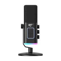 Havit Gamenote Gk71 Rgb Profesyonel Yayıncı Oyuncu Mikrofonu Type-c Xlr 24bit/192kh