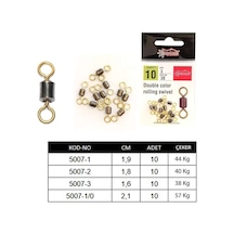 Captain 5007 Rulmanlı Fırdöndü 10lu Paket Black Gold Standart - 3