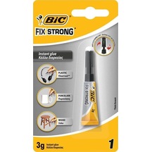Bic Japon Yapıştırıcısı Fix Strong Süper Güçlü Japon Yapıştırıcı 3 Gram 24 Lü Paket