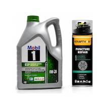 Mobil 1 Esp X2 0W-20 Motor Yağı 5 L + Lastik Tamir Kiti 400 ML