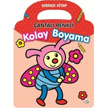 Çantalı Renkli Kolay Boyama- Kırmızı - Zmff-632266