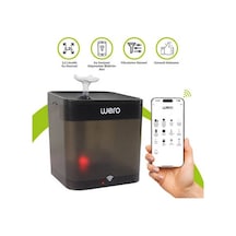 Akıllı Kedi Köpek Su Şelalesi Su Pınarı Su Sebili Otomatik Su Temizleme Wifi Uv 2,2 Lt Siyah