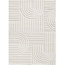 Mariesse Home Elit Bukleli Yumuşak Peluş Post Shaggy Çocuk Odası Oturma Odası Salon Mutfak Halısı B0691b Krem