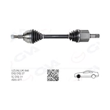 Depomıx Ön Aks Komple Sol Kuga I 2.0 Tdcı 08-14 Power. Otom. 6 Vitesli Çift Kavrama 4x4 646 Mm Diş 2 Dişli