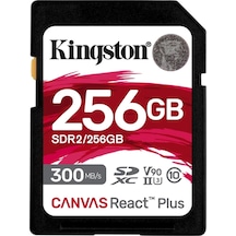 Kingston Canvas React Plus SDR2/256GB SDXC UHS-II 256 GB Hafıza Kartı Kingston Canvas React Plus SDR2/256GB SDXC UHS-II 256 GB Hafıza Kartı