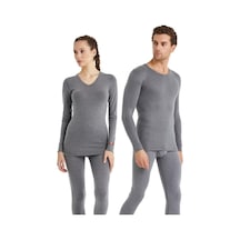 Blackspade V Yaka Gri Unisex Uzun Kol Thermal İçlik C7t5n2o1 001