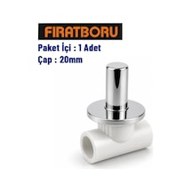 Fırat Krom Lüx Gizli Vana 20mm, 1 Adet, 7b84020127