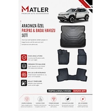 Dacia Duster 4x4 2024 Model 4d Ekstra Havuzlu Paspas Ve Bagaj Havuzu Set
