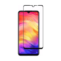 Xiaomi Redmi Note 7 Siyah 5D Tam Kaplayan Ekran Koruyucu Cam