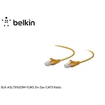 Belkin Blk-A3L791B03M-Ylws 3M Yeşil Cat5 Kablo