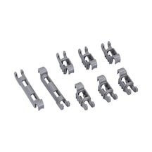 Bosch İle Uyumlu Smu58l22sk Bulaşık Makinesi Katlanır Tabaklık Klips Seti - 00611472, Siemens İçin