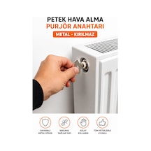 Petek Hava Alma Anahtarı Purjör Anahtarı Metal Kırılmaz Kaliteli Radyatör Hava Alma Aparatı