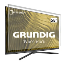 Bestekran Grundig Uyumlu 58" inç 147 Ekran TV Ekran Koruyucu Paneli