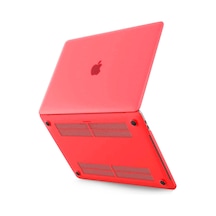 Newface Macbook Pro 13 2020 Macbook Buzlu Kapak - Kırmızı