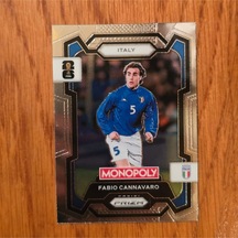 Prizm Monopoly Fabio Cannavaro No. 36 Lisanlı Oyun Kartları - Silver