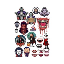Vampir Sticker Set 2 16 Parça Telefon, Tablet, Defter, Laptop Sticker