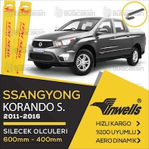 Ssangyong Korando Sports Muz Silecek Takımı 2011-2016 İnwells