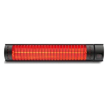 Rch-2500/6 2500 W Ip67 Uzaktan Kumandalı Dış Mekan Infrared Isıtıcı Siyah