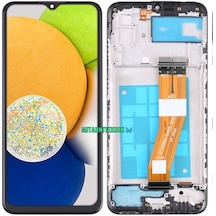 Samsung Galaxy A03 SM-A035F Lcd Ekran Dokunmatik Çıtalı
