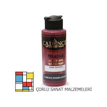 Premıum Akrilik Boya 2000 Bordo 120ml Karışık, Çok Renkli
