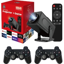 Taşınabilir Game Projektör Full Hd 1080p 4k Hy320 Projeksiyon Gamepad