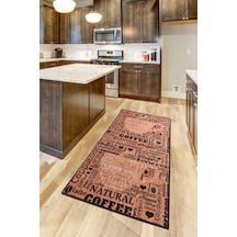 Fıncan Karamel Djt 100X200 Cm Mutfak Halısı