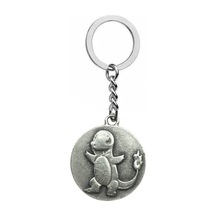 Charmander Figürlü Pokemon Madalyon Anahtarlık Dinozor Temalı Unisex Aksesuar