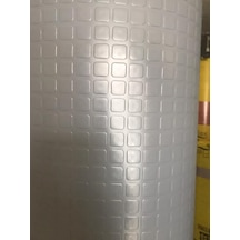 Oto Zemin Kaplama 2m X 5m Gri Dama Desen Pvc Oto Yer Döşemesi N11.54