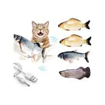 Hubrendy Emin Hareketli Balık Kedi Oyuncağı Şarjlı