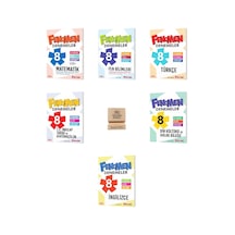 Fenomen Lgs 8. Sınıf Matematik Fen Türkçe İnkılap Din Ve İngilizce 6lı Deneme Seti + Telefon Standı