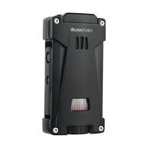 Quantoro 3 Torch Pürmüz Siyah Metal Puro Çakmağı - Trz1048